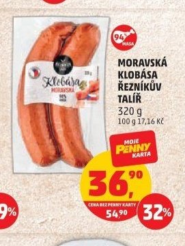 MORAVSKÁ KLOBÁSA ŘEZNÍKŮV TALÍŘ