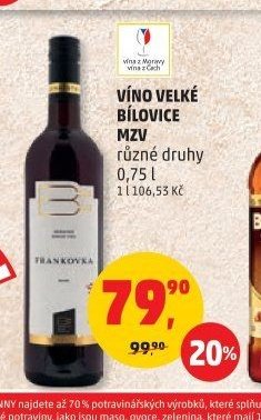 VÍNO VELKÉ BÍLOVICE MZV