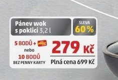 Pánev wok s poklicí 3,2 l