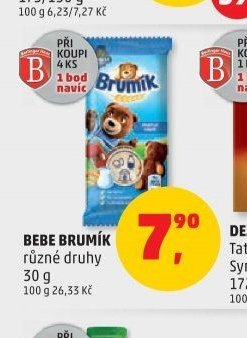 BEBE BRUMÍK různé druhy 30 g