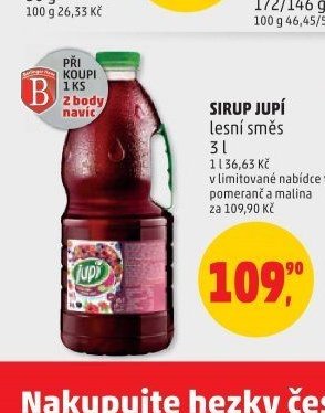 SIRUP JUPÍ lesní směs 3 l