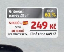 Grilovací pánev 28 cm