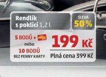 Rendlík s poklicí 1,2 l