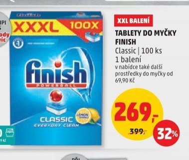 TABLETY DO MYČKY FINISH Classic