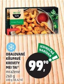 Obalované křupavé krevety Mei Tai