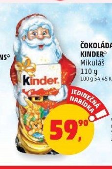 ČOKOLÁDA KINDER Mikuláš