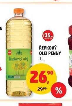 ŘEPKOVÝ OLEJ PENNY
