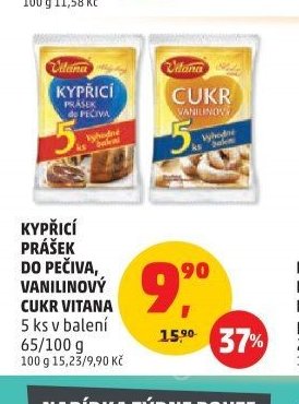 KYPŘÍCÍ PRÁŠEK DO PEČIVA / CUKR VITANA