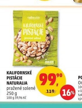 KALIFORNSKÉ PISTÁCIE NATURALIA