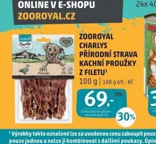ZOOROYAL CHARLYS PŘÍRODNÍ STRAVA