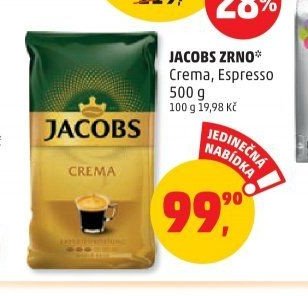 JACOBS ZRNO Crema, Espresso 500 g