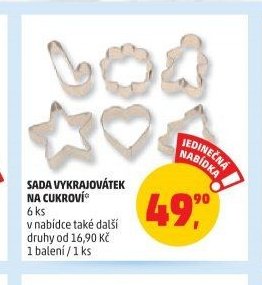 SADA VYKRAJOVÁTEK NA CUKROVÍ*