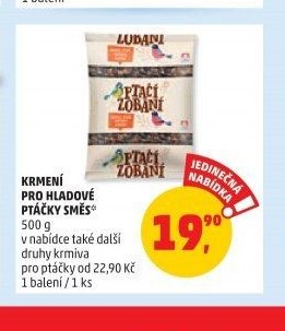 KRMENÍ PRO HLADOVÉ PTÁČKY SMĚS*