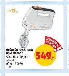 Ruční šlehač Crema
