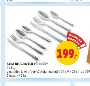 Sada nerezových příborů