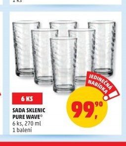 Sada sklenic Pure Wave