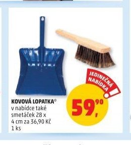 Kovová lopatka