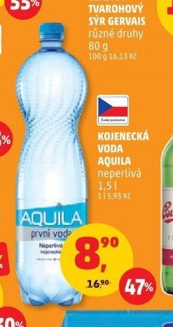 Kojenecká voda Aquila neperlivá