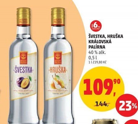 Švestka, Hruška Královská Palírna