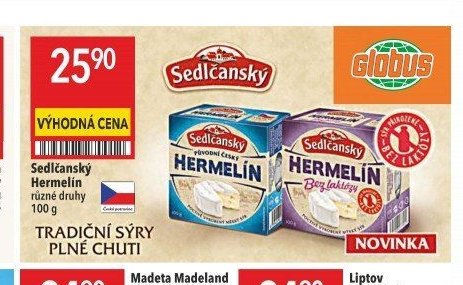 Sedlčanský Hermelín různé druhy 100 g