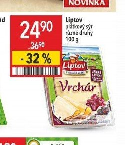 Liptov plátkový sýr různé druhy 100 g
