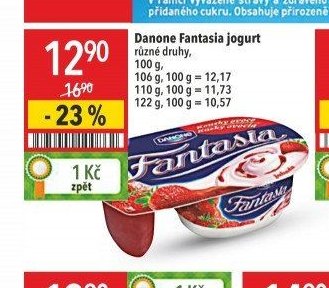 Danone Fantasia jogurt různé druhy