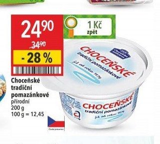 Choceňské tradiční pomazánkové přírodní 200 g