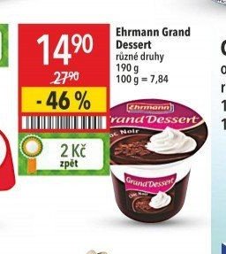 Ehrmann Grand Dessert různé druhy 190 g