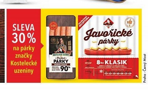 Párky Kostelecké uzeniny