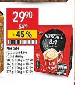 Nescafé rozpustná káva