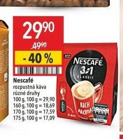 Nescafé rozpustná káva