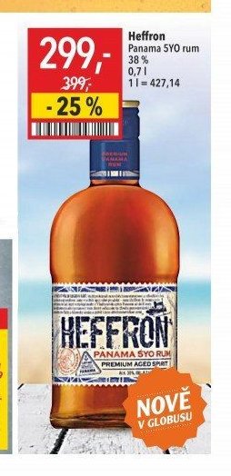 Heffron Panama 5YO rum