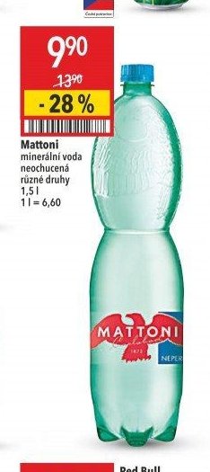 Mattoni minerální voda neochucená