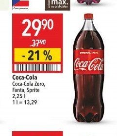 Coca-Cola, Coca-Cola Zero, Fanta, Sprite