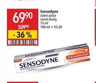 Sensodyne zubní pasta