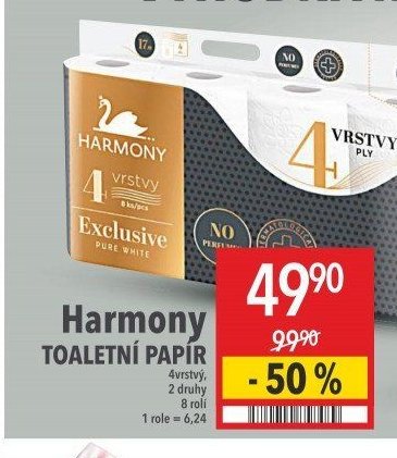 Harmony TOALETNÍ PAPÍR