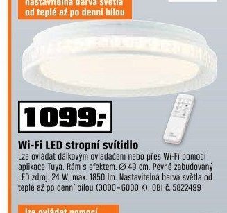 Wi-Fi LED stropní svítidlo