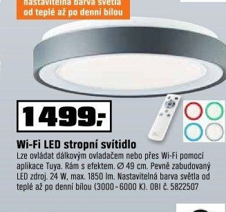 Wi-Fi LED stropní svítidlo