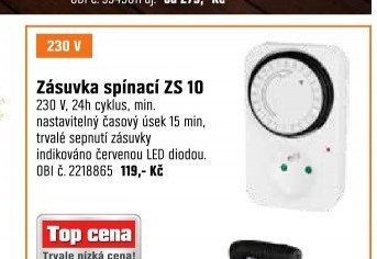 Zásuvka spínací ZS 10