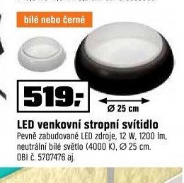 LED venkovní stropní svítidlo
