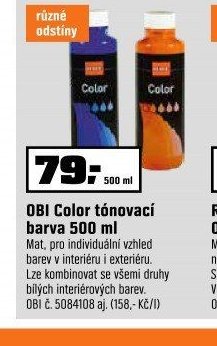 OBI Color tónovací barva 500 ml