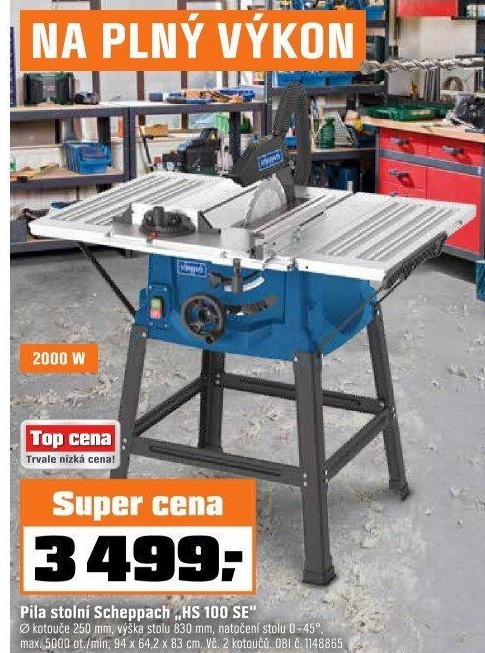 Stolní pila Scheppach HS 100 S