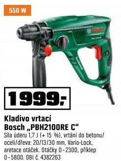 Vrtací kladivo Bosch PBH 2100 RE