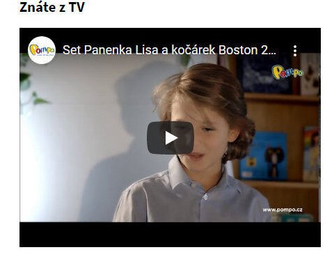 Set Panenka Lisa a kočárek Boston 2