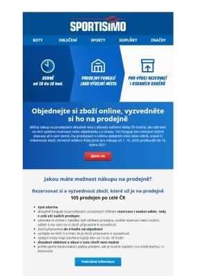 akční leták Sportisimo 22.10.2020-3.11.2020