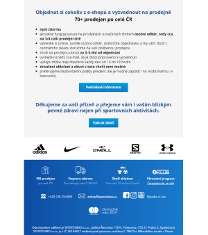 akční leták Sportisimo 22.10.2020-3.11.2020