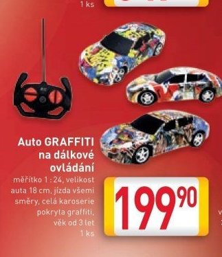 Auto GRAFFITI na dálkové ovládání
