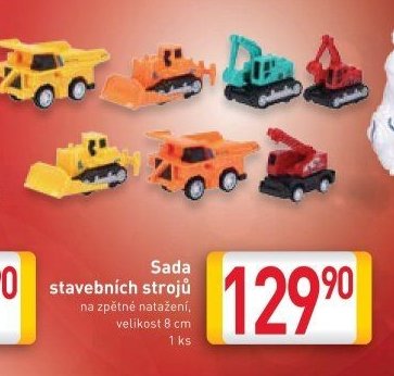 Sada stavebních strojů