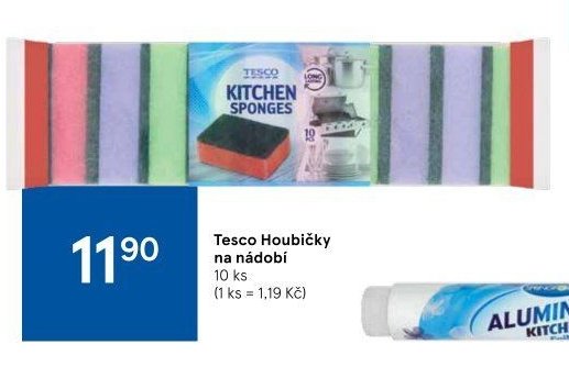 Tesco Houbičky na nádobí 10 ks