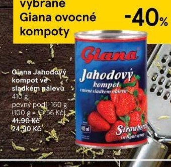 Giana Jahodový kompot